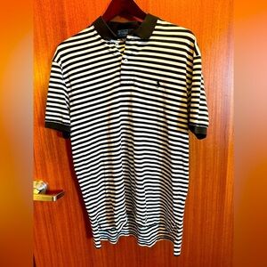 Polo Ralph Lauren Striped Polo Shirt Pima Cotton Size Large.